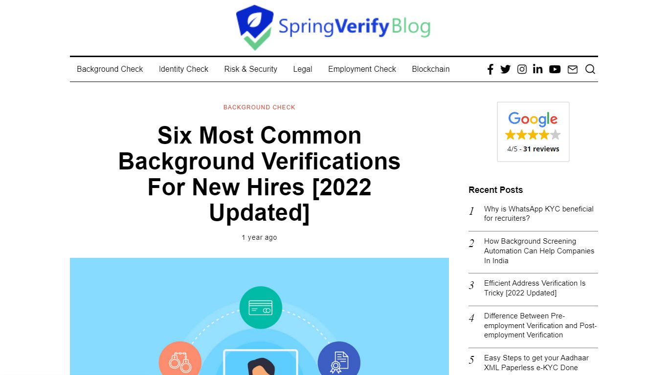 Six Most Common Background Verifications For New Hires [2022 Updated]
